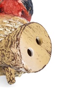 Подвесной декор из полистоуна «Гнездо со снегирями» 15×12×10 см  (артикул 7689287)  большой выбор товаров оптом и в розницу по низким ценам с доставкой