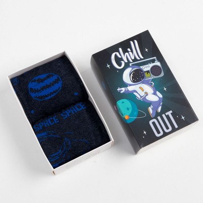 Носки мужские Chill out, набор 2 пары, размер 41-44 (27-29 см)