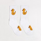 Носки женские «Утенок», белая, размер 36-40 - фото 21471828