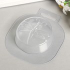 Пластиковая форма для заливки «Круг Стрекоза» - фото 45925186