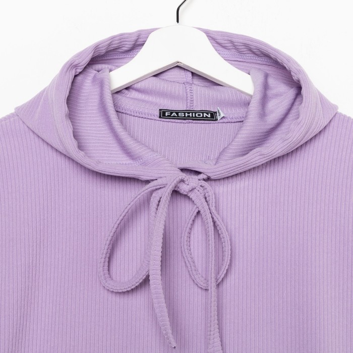 Костюм женский (толстовка/легинсы), цвет лиловый, размер 46 52669