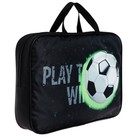 Папка для труда, А4, текстильная, 35×27×7 см «Футбол» - Фото 2