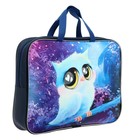 Папка для труда, А4, текстильная, 35×27×7 см «Совушка» - Фото 2