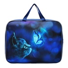 Папка для труда, А4, текстильная, 35×27×7 см «Котик» - Фото 5