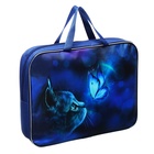 Папка для труда, А4, текстильная, 35×27×7 см «Котик» - Фото 6