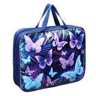 Папка для труда, А4, текстильная, 35×27×7 см «Бабочки» - Фото 7