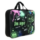 Папка для труда, А4, текстильная, 35×27×7 см, Night - Фото 2