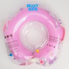 Надувной круг на шею для безопасного купания Flipper 0+, «Лебединое озеро», цвет розовый - фото 32184182