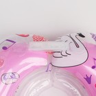 Надувной круг на шею для безопасного купания Flipper 0+, «Лебединое озеро», цвет розовый - фото 32184185