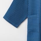 Халат вафельный мужской удлиненный Этель «Boho» размер 58-60, цвет синий, 100% хлопок, 290 г/м² - Фото 7