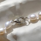 Бусы «Жемчуг речной» рис, цвет белый, 56см - Фото 2