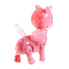 Игрушка «Любимый единорог», ходит, свет, русская озвучка - фото 25520101