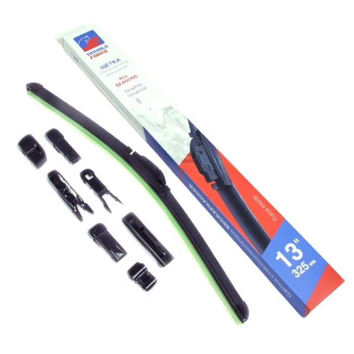 Щетка стеклоочистителя бескаркасная Double Force 325 мм (13") - Фото 1
