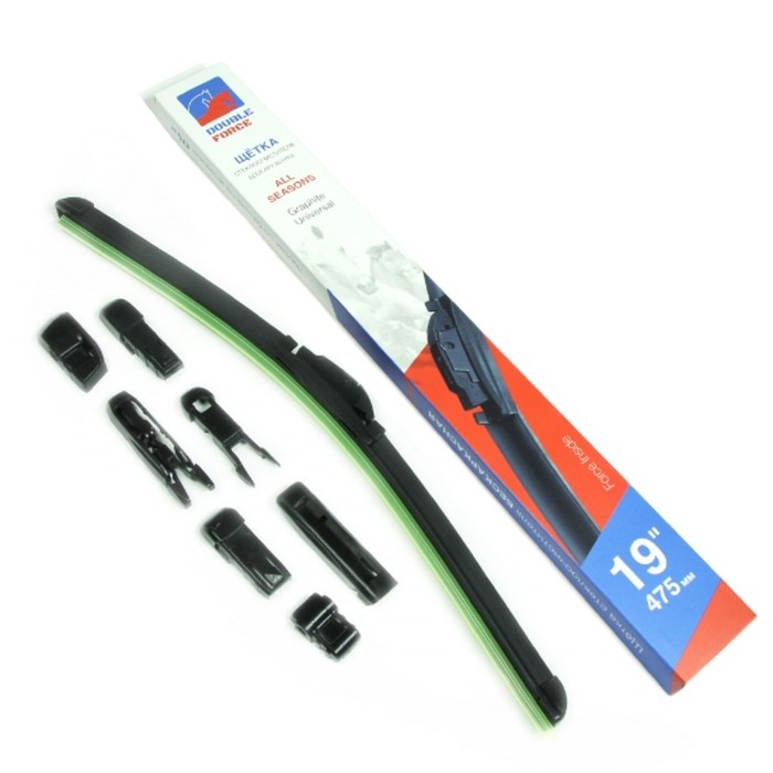 Щетка стеклоочистителя бескаркасная Double Force 475 мм (19") - Фото 1