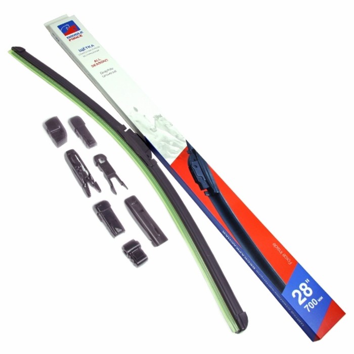 Щетка стеклоочистителя бескаркасная Double Force 700 мм (28") - Фото 1