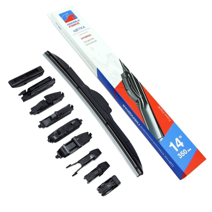 Щетка стеклоочистителя гибридная Double Force 350 мм (14") - Фото 1