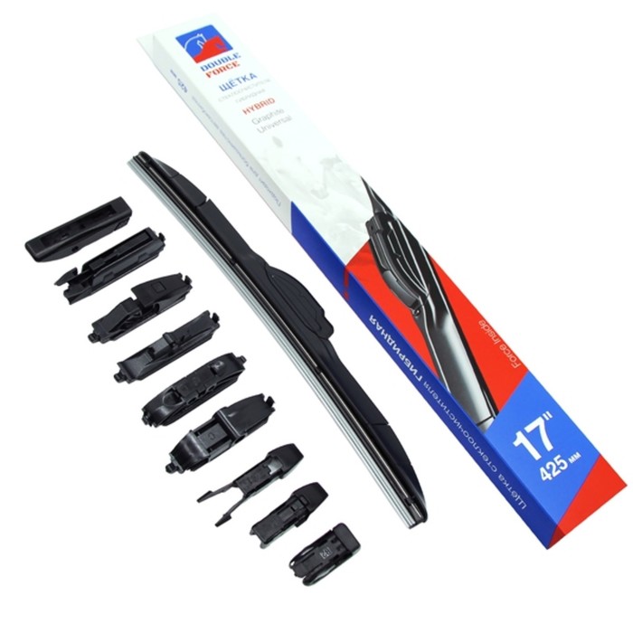 Щетка стеклоочистителя гибридная Double Force 425 мм (17") - Фото 1