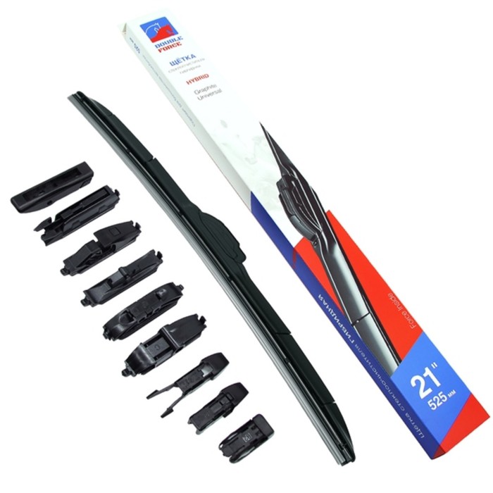 Щетка стеклоочистителя гибридная Double Force 525 мм (21") - Фото 1