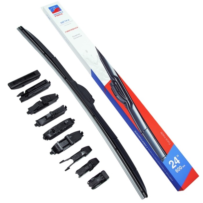 Щетка стеклоочистителя гибридная Double Force 600 мм (24") - Фото 1