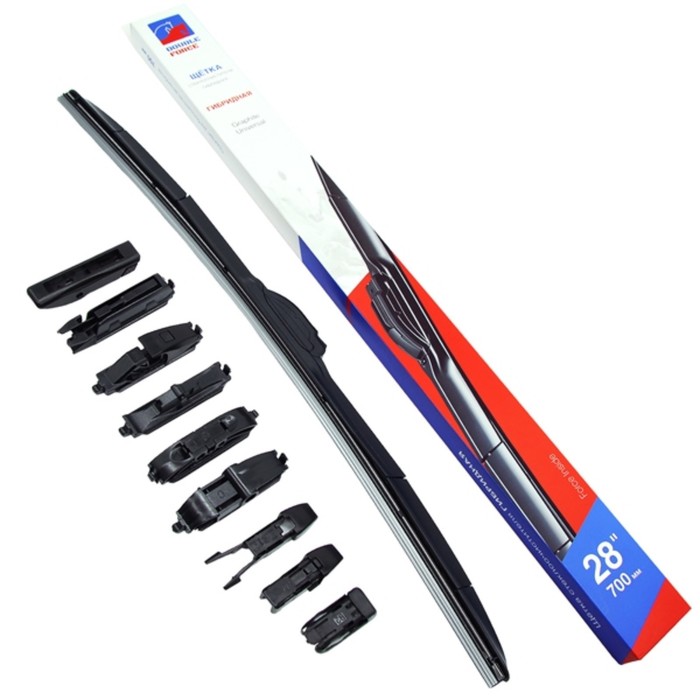 Щетка стеклоочистителя гибридная Double Force 700 мм (28") - Фото 1