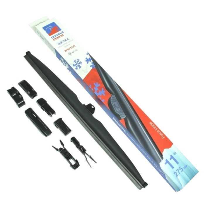 Щетка стеклоочистителя зимняя Double Force 275 мм (11") - Фото 1