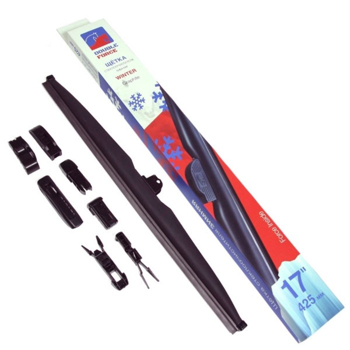 Щетка стеклоочистителя зимняя Double Force 425 мм (17") - Фото 1