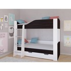 Детская двухъярусная кровать «Астра 2», цвет белый / венге - фото 109577128