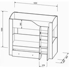 Детская двухъярусная кровать «Астра 2», цвет венге / венге - Фото 3