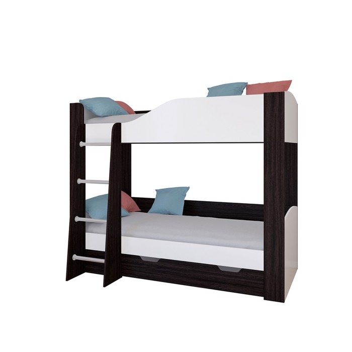 Детская двухъярусная кровать «Астра 2», цвет венге / белый - фото 1908828993