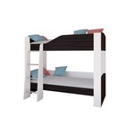 Детская двухъярусная кровать «Астра 2», без ящика, цвет белый / венге - Фото 2