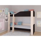 Детская двухъярусная кровать «Астра 2», без ящика, цвет дуб молочный / венге - фото 109871257