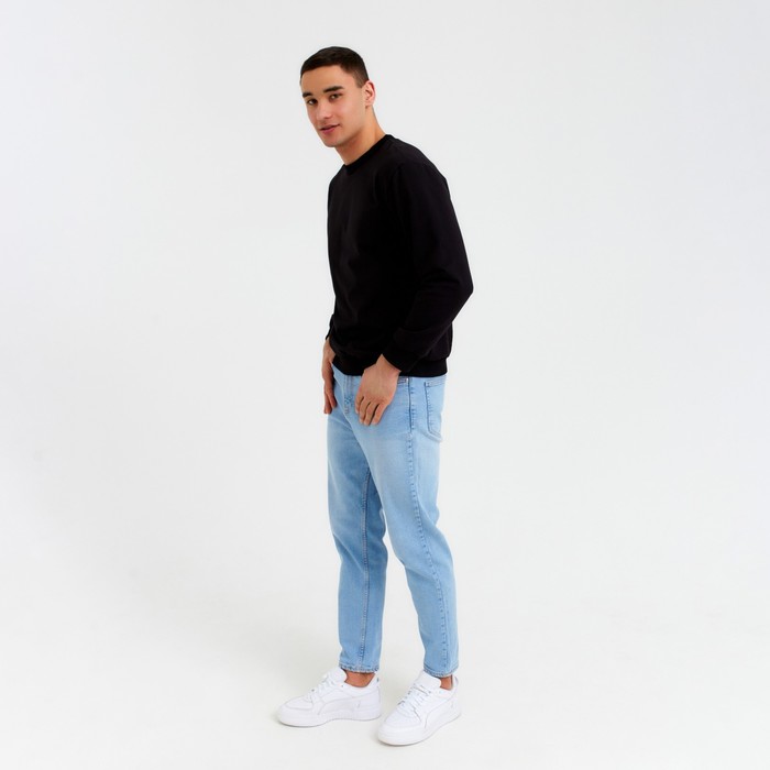 Свитшот мужской MINAKU: Casual collection MAN, размер 48, чёрный