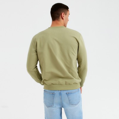 Свитшот мужской MINAKU: Casual collection MAN, размер 54, цвет хаки