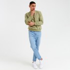 Свитшот мужской MINAKU: Casual collection MAN, размер 56, цвет хаки - Фото 4