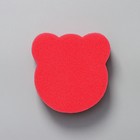 Губка для тела детская «Медвежонок», 9×9 см, цвет микс - фото 6533589
