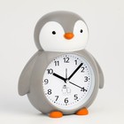 Будильник детский «Пингвин», дискретный ход, 15×14×5 см, от батарейки АА - Фото 3