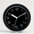 Часы - будильник настольные "Классика", с подвесом, дискретный ход, 15 х 4 см, черный - фото 6533629
