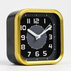 Часы - будильник настольные "Классика", дискретный ход, 9.5 х 9.5 см, АА - фото 6533633