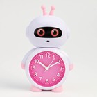 Часы - будильник настольные "Робот", дискретный ход, циферблат d-7.5 см, 17 х 11 см, АА - Фото 1