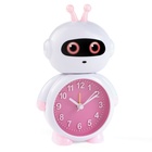 Часы - будильник настольные "Робот", дискретный ход, циферблат d-7.5 см, 17 х 11 см, АА - фото 6533646