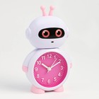 Часы - будильник настольные "Робот", дискретный ход, циферблат d-7.5 см, 17 х 11 см, АА - Фото 2