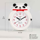 Часы - будильник настольные "Милая панда" детские, дискретный ход, 16 х 13 см, АА - фото 318763406