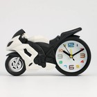 Часы - будильник настольные "Мотоцикл" детские, дискретный ход, d-7 см, 19 х 10 см, АА - фото 9550015