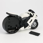 Часы - будильник настольные «Мотоцикл» детские, дискретный ход, d-7 см, 19×10 см, АА - Фото 4