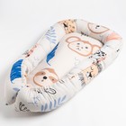 Матрасик-топпер "Крошка Я" African friends, 60х90 см, 100% хлопок - фото 37197694