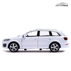 Машина металлическая AUDI Q7 V12, 1:32, инерция, открываются двери, цвет белый - фото 9114843