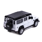 Машина металлическая LAND ROVER DEFENDER, 1:32, открываются двери, инерция, цвет белый - Фото 6