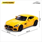 Машина металлическая MERCEDES-AMG GT S, 1:32, открываются двери, инерция, цвет жёлтый - Фото 2