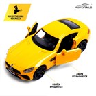 Машина металлическая MERCEDES-AMG GT S, 1:32, открываются двери, инерция, цвет жёлтый - фото 6533754