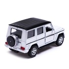 Машина металлическая MERCEDES-BENZ G63 AMG, 1:32, открываются двери, инерция, цвет белый - Фото 6